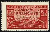 Adherez a la Radio Agricole Francaise (rot) Technik