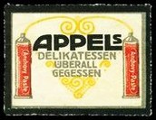 Appels Delikatessen uberall gegessen Anchovy Paste 2 Tuben