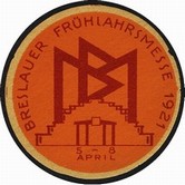 Breslau 1921 Fruhjahrsmesse