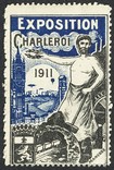 Charleroi 1911 Exposition (blau) Manesse