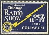Chicago 1926 5th Annual Radio Show Technik