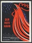Essen 1953 Der rote Hahn Bundesausstellung fur Brandschutz und Rettungswesen