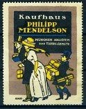 Mendelson Kaufhaus violett Glass