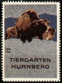 Nurnberg Tiergarten Bison Var B