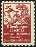 Nurnberger Trichter Carneval - Gesellschaft Nurnberg (rotbraun - 01) Klein All