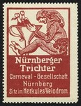 Nurnberger Trichter Carneval - Gesellschaft Nurnberg (rotbraun - 01) Klein All
