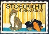 Stockicht Gummi Absatze Katze