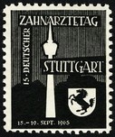 Stuttgart 1965 15 Deutscher Zahnarztetag