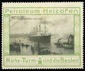 Turm Petroleum Heizofen WK 07 Imperator Hafen verlassend