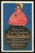 Wallach Landestrachten Munchen Kirchbach blau