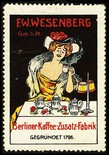 Wesenberg Kaffeezusatz unsigniert Cappiello02