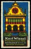 Wiesel Wiener Partiewaren blau Glass